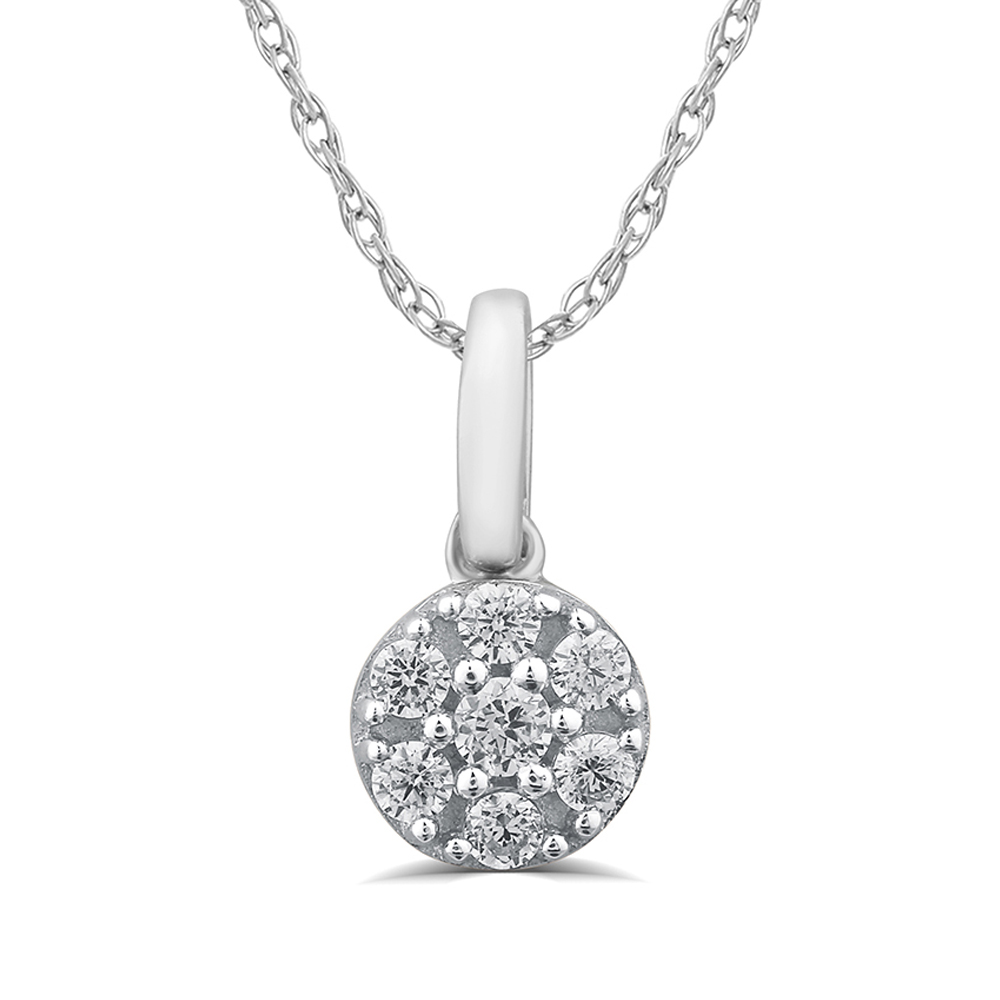 Dainty Lab Grown Diamond Accent Necklace