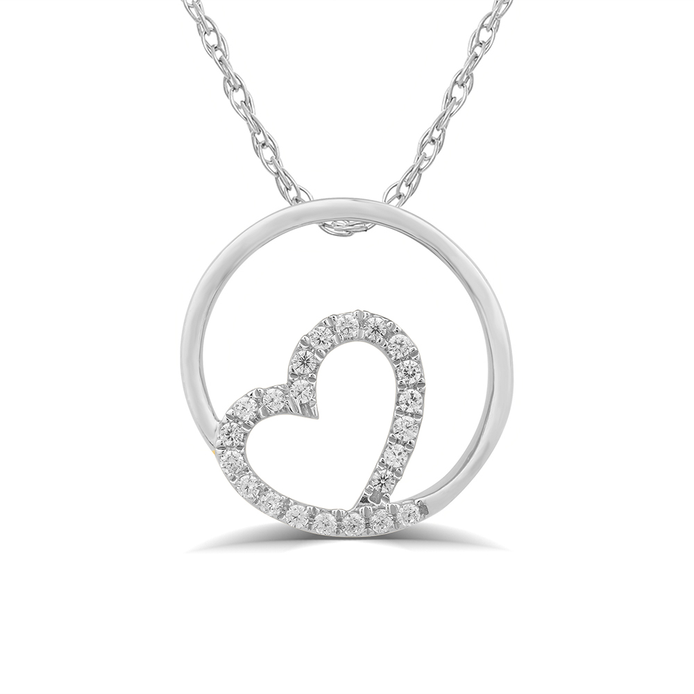 Bold Lab Grown Diamond Heart Necklace