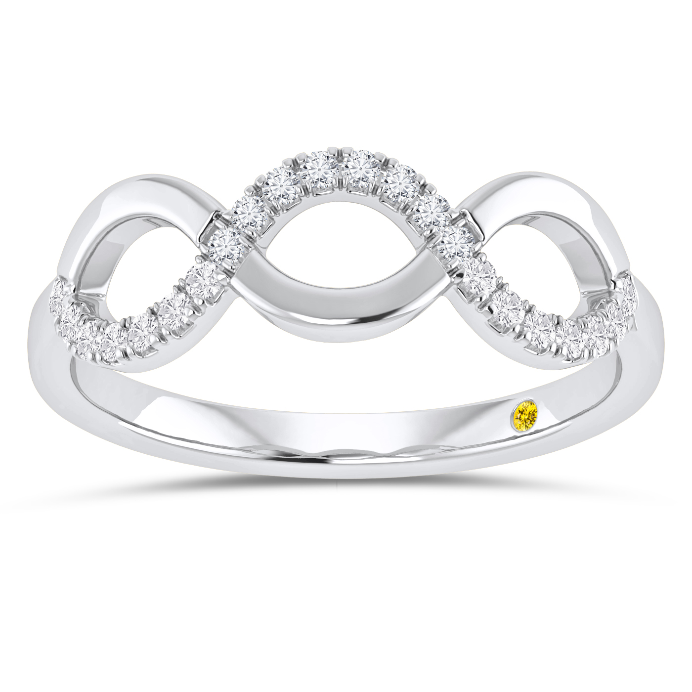 Essential Lab Diamond Infinity Wedding Ring