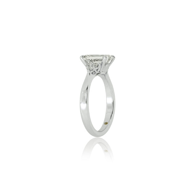 Illusion Triangle Lab Grown Diamond Engagement Ring ( 1 1/6 ct.tw