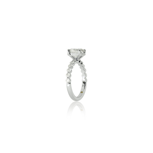 Shared Prong Lab Grown Diamond Engagement Ring (2 ct. tw.) - 18K